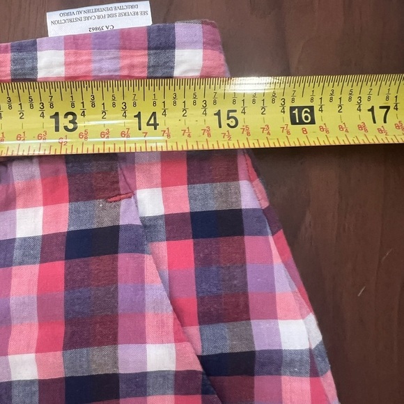 Theory “Evan” Plaid Women's Skirt - Pink and Blue. Size 4 - Picture 6 of 9